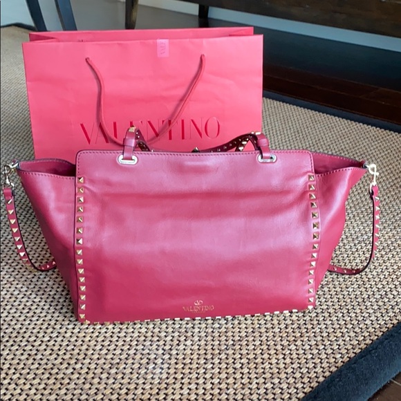 Valentino Rockstud Calfskin Medium Bag NWOT - Picture 4 of 14